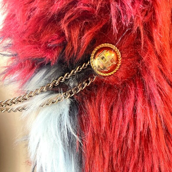 Tommy Hilfiger Starprint Faux Fur Vest - Picture 2 of 7